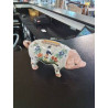 TIRELIRE A CASSER AU COCHON CÉRAMIQUE HB QUIMPER EN L\'ÉTAT 