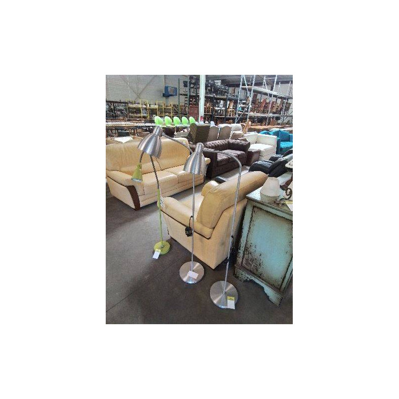 LAMPADAIRE FLEXIBLE MÉTAL BROSSÉ 