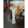COLONNE ÉLECTRIFIÉE ALBATRE BLANC 