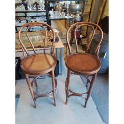 PAIRE DE TABOURETS DE BAR...