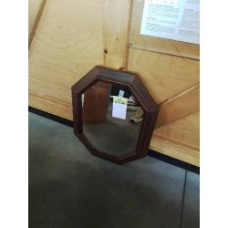 MIROIR OCTOGONAL BOIS MOULURÉ 