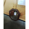 MIROIR OCTOGONAL BOIS MOULURÉ 