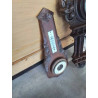 BAROMÈTRE THERMOMÈTRE BOIS GRAVÉ ANNÉES 40