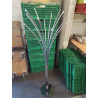 LAMPADAIRE MÉTAL CHROMÉ 12 FEUX LED HOVNAS IKEA G1520