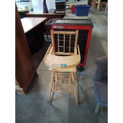 CHAISE BÉBÉ BOIS ANNÉES 60