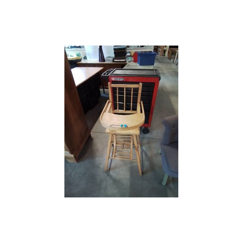 CHAISE BÉBÉ BOIS ANNÉES 60