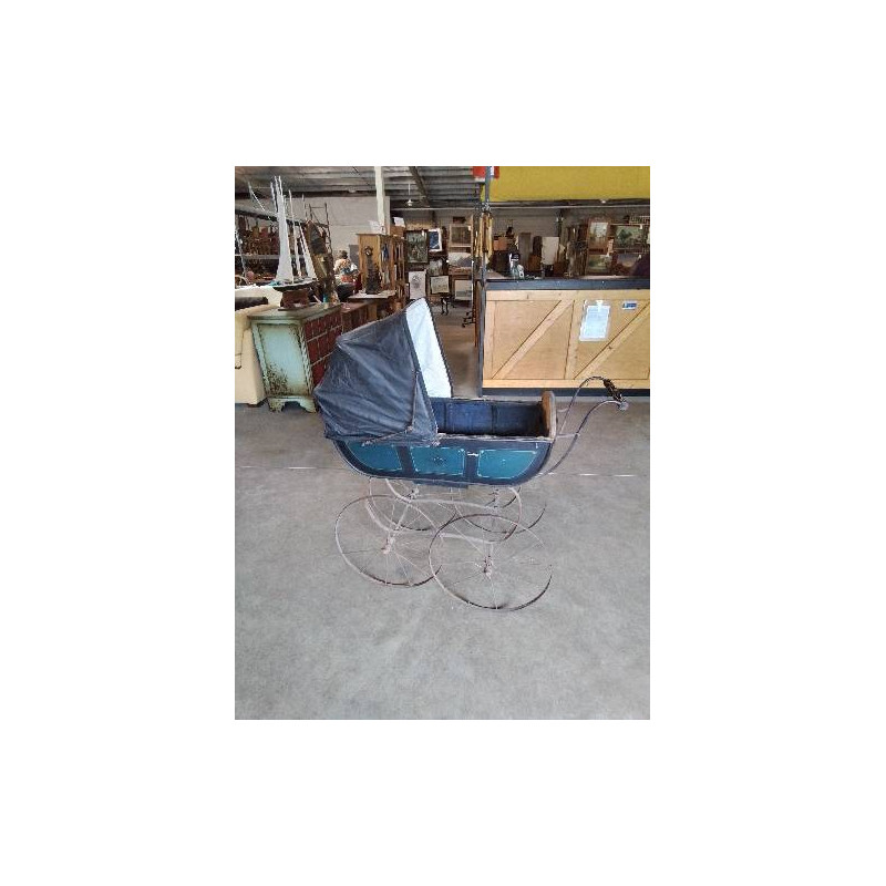 LANDAU XIXE BOIS METAL ET TOILE