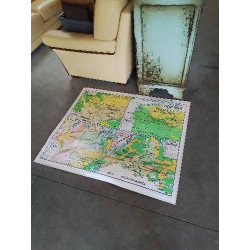 CARTE SCOLAIRE VIDAL LABLACHE FRANCE GÉOLOGIE PAR M.WELSCH 
