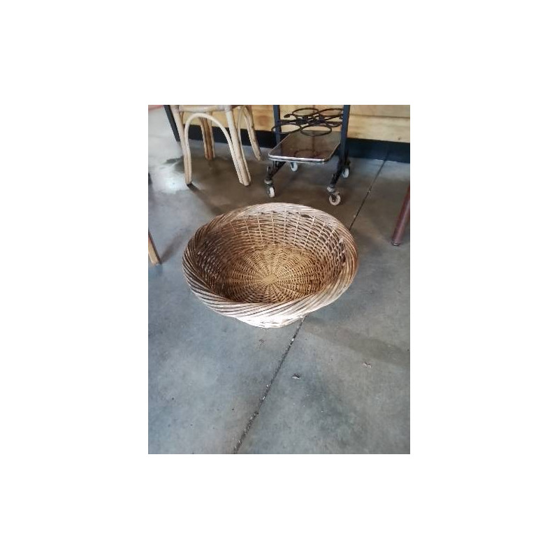 CORBEILLE RONDE VANNERIE 