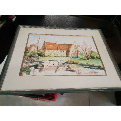 AQUARELLE LE MOULIN DE...