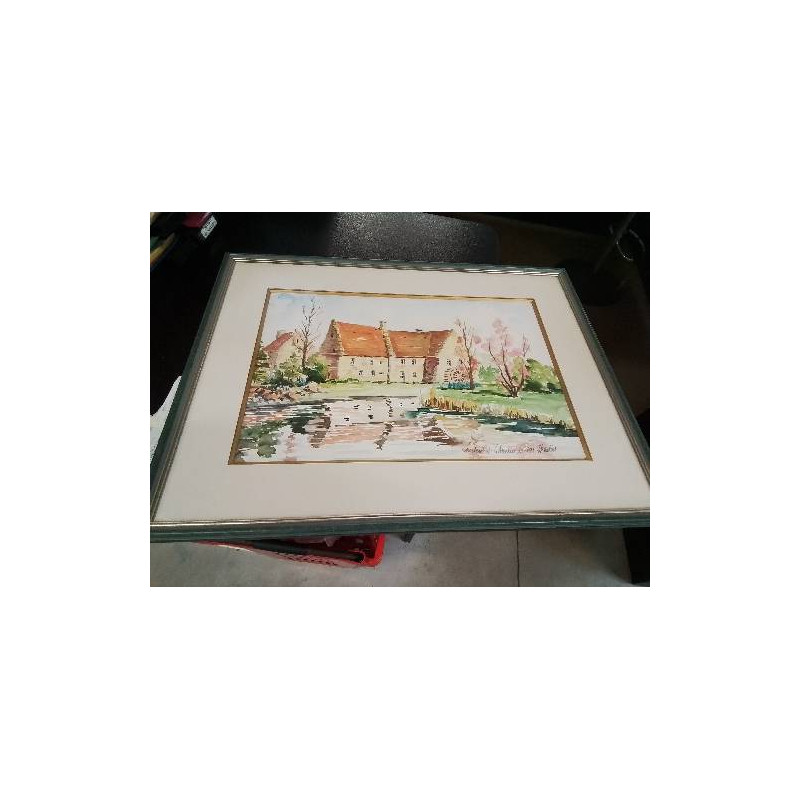 AQUARELLE LE MOULIN DE COURSELLES