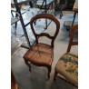 CHAISE NAPOLÉON III DOSSIER ÉCHANCRÉ ASSISE CANNÉE 