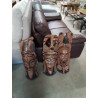 MASQUE AFRICAIN BOIS SCULPTÉ 