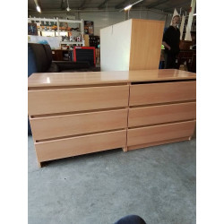 COMMODE 6 TIROIRS BOIS...