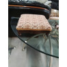 REPOSE PIED BOIS ET TISSU STYLE RESTAURATION 