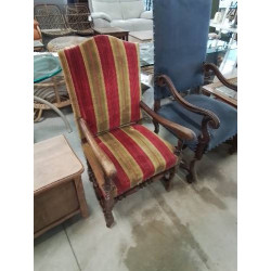 FAUTEUIL LOUIS XIII BOIS...