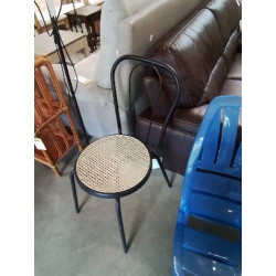 CHAISE BISTROT MÉTAL NOIR...