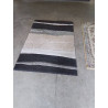 TAPIS BEIGE ET NOIR GRIS 120X170