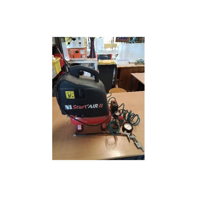 COMPRESSEUR PORTATIF START’AIR II 8BAR 1,5CV CUVE 6L SANS HUILE