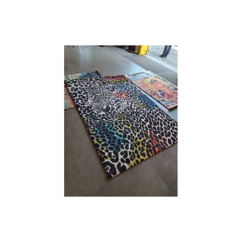 TAPIS PANTHERE COLORÉ 230X160CM