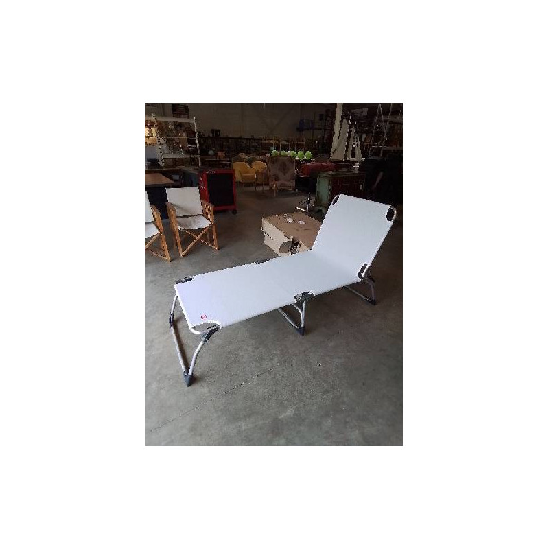 BAIN DE SOLEIL ALU ET TOILE GRIS FIAM AMIGO XXL