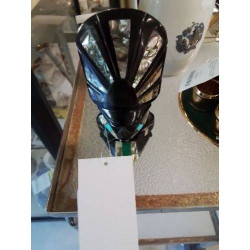 STATUE MAYA OBSIDIENNE