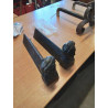 PAIRE DE CHENETS FONTE ANTHOPROMORPHE