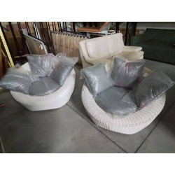 PAIRE DE FAUTEUILS DE...