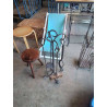 NÉCESSAIRE DE CHEMINÉE 5 PIECES FER FORGE