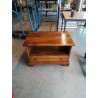 MEUBLE TV BAS 1 NICHE 1 TIROIR STYLE LOUIS PHILIPPE 