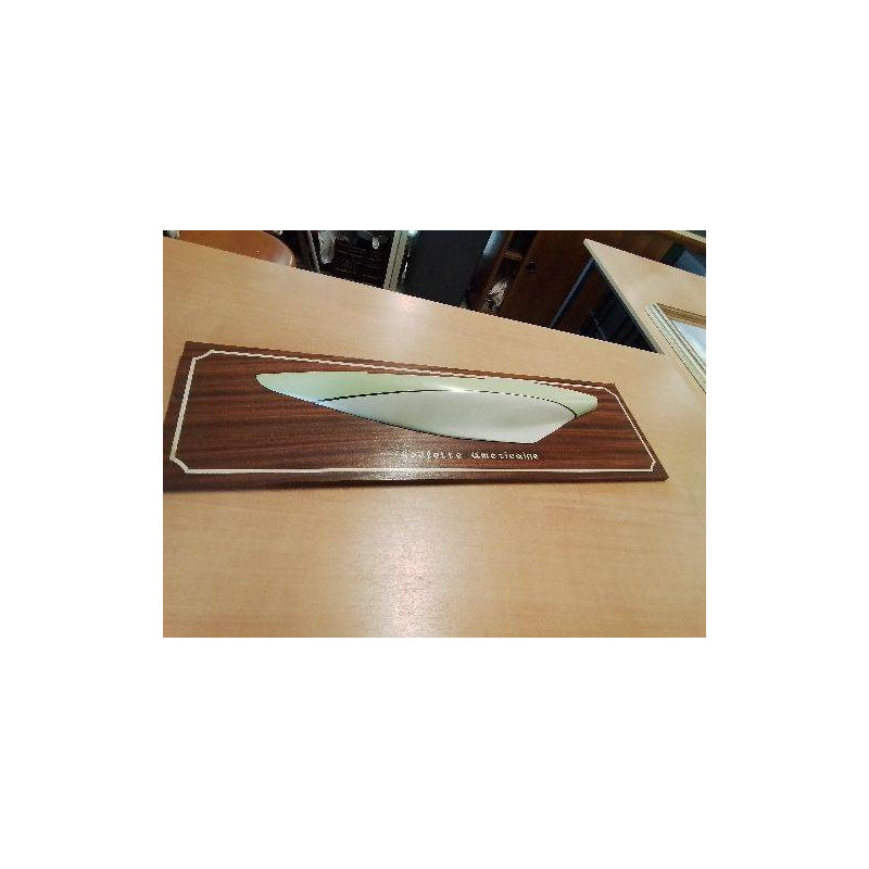 MAQUETTE BOIS DEMI COQUE GOÉLETTE AMÉRICAINE 88X26