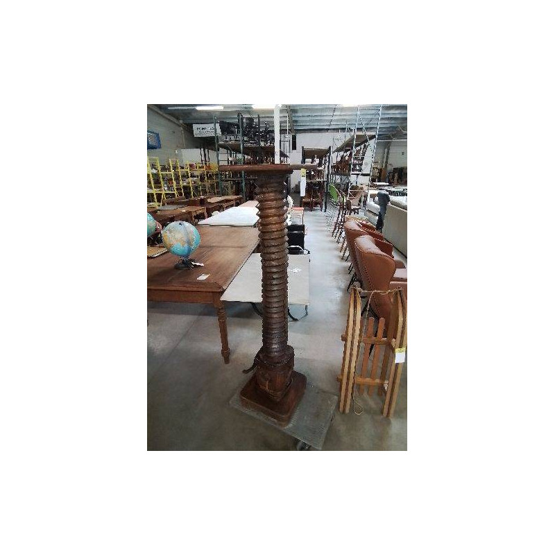 SELLETTE VIS DE PRESSOIR FIN XIXE DÉBUT XXE 140CM