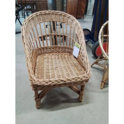 FAUTEUIL ENFANT ROTIN ET...
