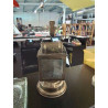 LAMPE SNCF CHEF DE GARE LAITON ET VERRE ALBERT BUTIN ANNEES 40