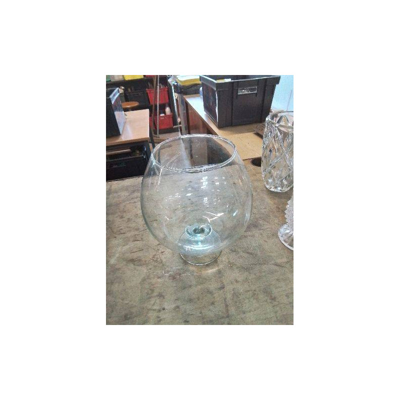 VASE SUR PIED VERRE