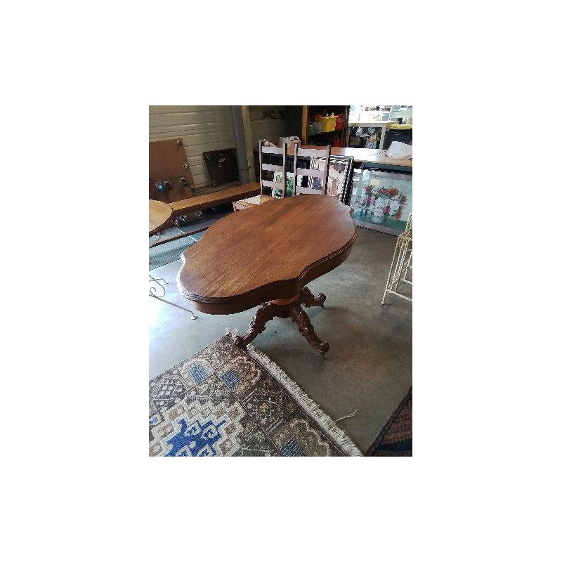TABLE VIOLONNÉE BOIS 