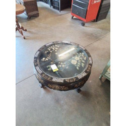 TABLE BASSE RONDE ASIATIQUE...