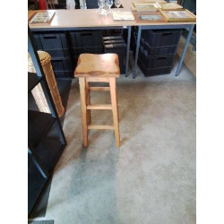 TABOURET BOIS CLAIR 