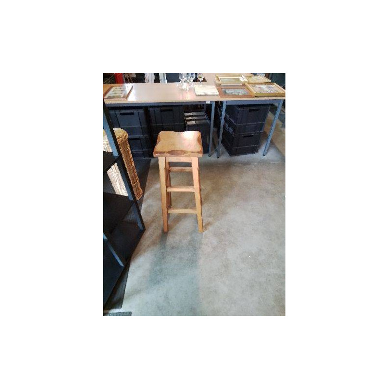 TABOURET BOIS CLAIR 