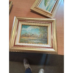 HUILE SUR TOILE PAYSAGE...