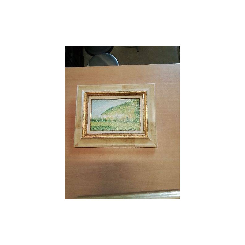 HUILE SUR TOILE LE HODE  SAINT VIGOR 16X25