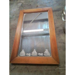 MIROIR RECTANGULAIRE BOIS