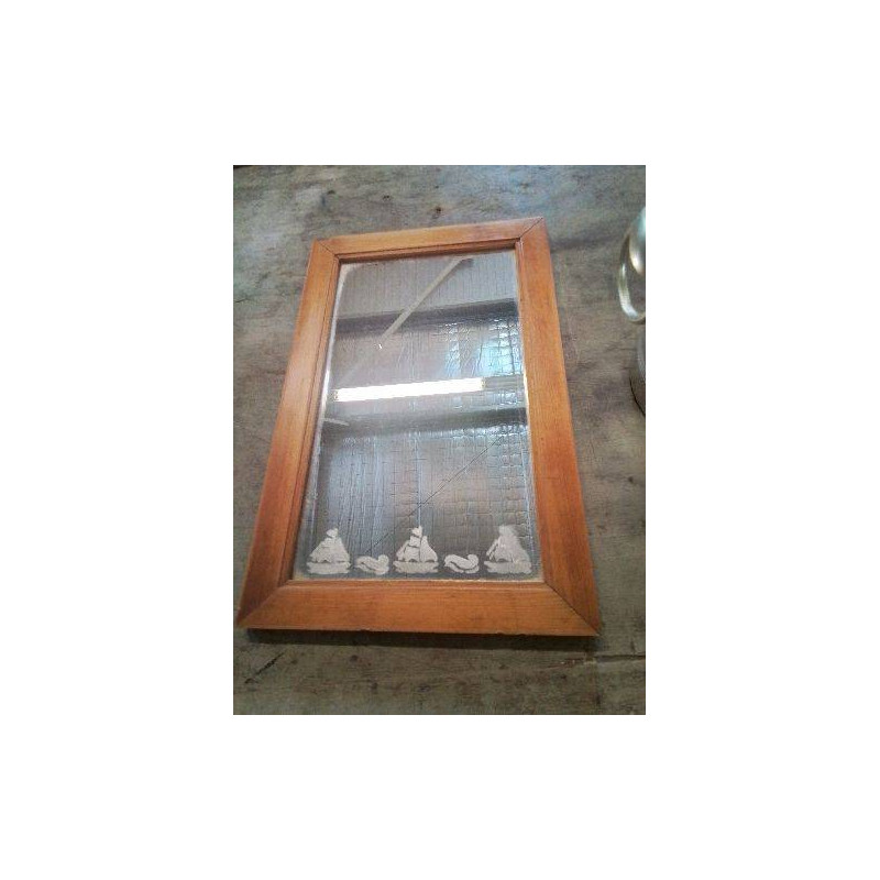 MIROIR RECTANGULAIRE BOIS