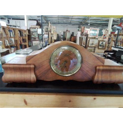 PENDULE BOIS ART DECO EN...