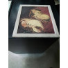 HUILE SUR PANNEAU CHAUSSURES 21X26