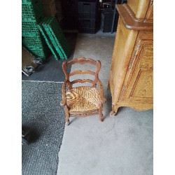 FAUTEUIL ENFANT BOIS PAILLÉ...