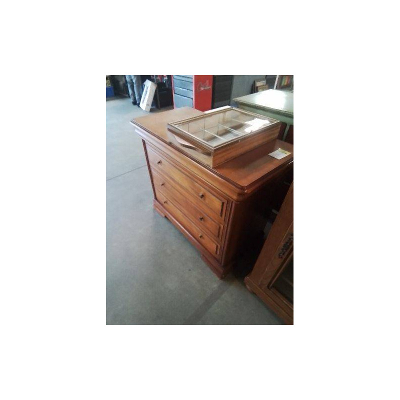 COMMODE 4 TIROIRS BOIS MOULURÉ STYLE LOUIS PHILIPPE 
