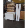 LIT BOIS BLANC AVEC SOMMIER A LATTES 90X190 