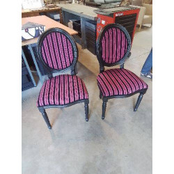 PAIRE DE CHAISES LOUIS XVI...