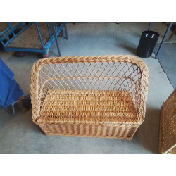 BANC COFFRE VANNERIE